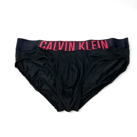 Calvin Klein 3 Hip Brief Microfiber Black Logo Men - Picture 6 of 8